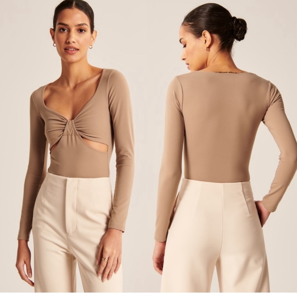 Abercrombie and fitch tan body suit